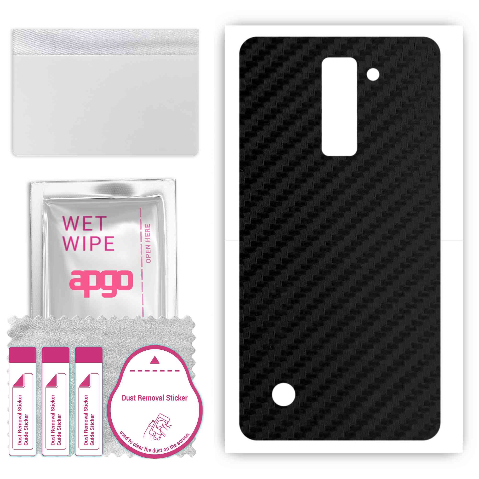 apgo Protective Skin Sticker for the back compatible with LG Stylus 2 Plus, Wrap Film, Foil, Vinyl - Pattern Carbon Black
apgo Protective Skin Sticker for the back compatible with LG Stylus 2 Plus, Wrap Film, Foil, Vinyl - Pattern Carbon Black