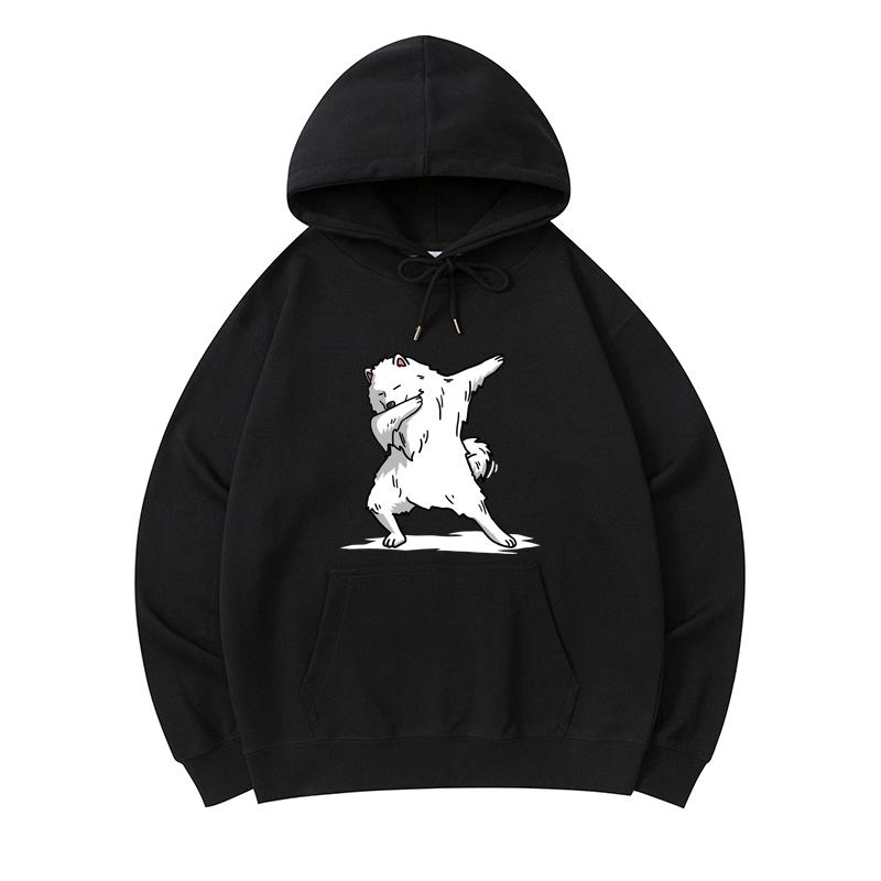 300 GSM Men s Healthy Cotton Hoodies Samoyed Dabbing Dog Dab Dance Move Print Premium Cotton Sweatshirt
300 GSM Men s Healthy Cotton Hoodies Samoyed Dabbing Dog Dab Dance Move Print Premium Cotton Sweatshirt
