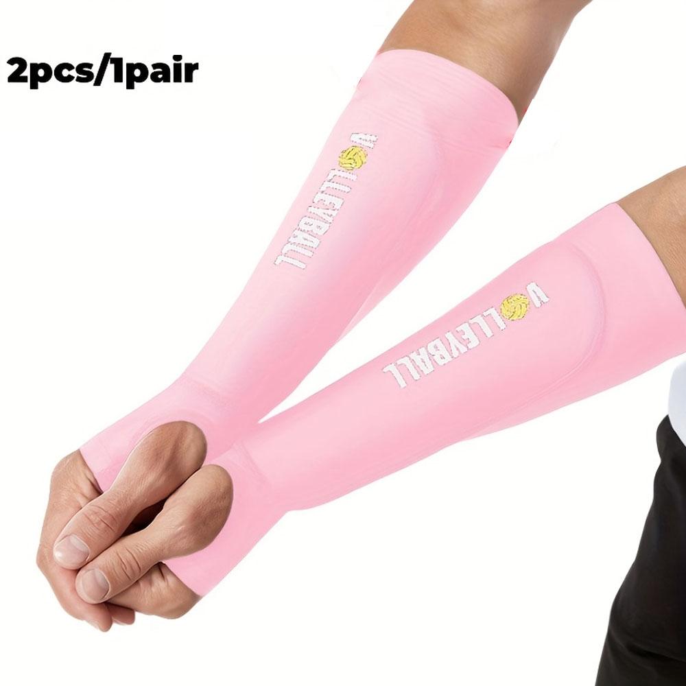 1-pair-Volleyball Arm Sleeves with Pads, Sports Arm Sleeves Support with Thumb Hole, for Men & Women, Ideal for Passing &Hitting S розовый
1-pair-Volleyball Arm Sleeves with Pads, Sports Arm Sleeves Support with Thumb Hole, for Men & Women, Ideal for Passing &Hitting S розовый