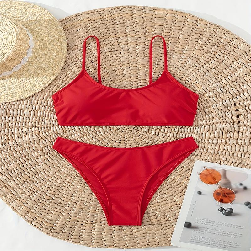 2025 Women s Halter Bikini Swimsuit: European & American Style, Solid Color, Sexy Two-Piece Swimwear XL
2025 Women s Halter Bikini Swimsuit: European & American Style, Solid Color, Sexy Two-Piece Swimwear XL
