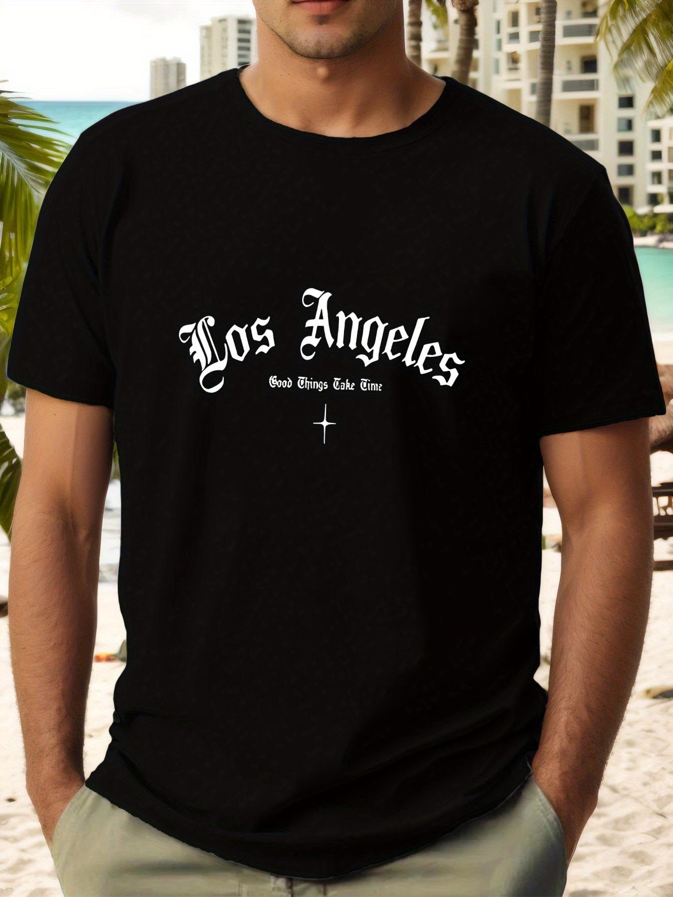 Los Angeles Graphic Print Short Sleeve T-shirt - Summer Casual Round Neck Tee with Best Things Can t Be Bought Slogan XXL
Los Angeles Graphic Print Short Sleeve T-shirt - Summer Casual Round Neck Tee with Best Things Can t Be Bought Slogan XXL