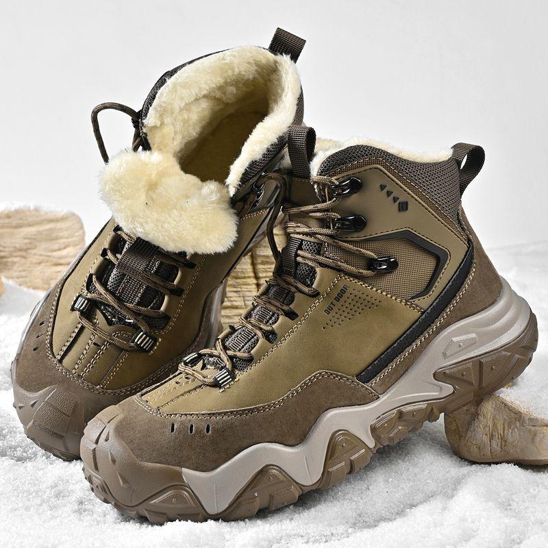 Trendy High Top Hiking Shoes Men Luxury Climbing Commuter Sneakers Outdoor Sports Walking Plush Snow Boots Velvet Size 46 45 46
Trendy High Top Hiking Shoes Men Luxury Climbing Commuter Sneakers Outdoor Sports Walking Plush Snow Boots Velvet Size 46 45 46