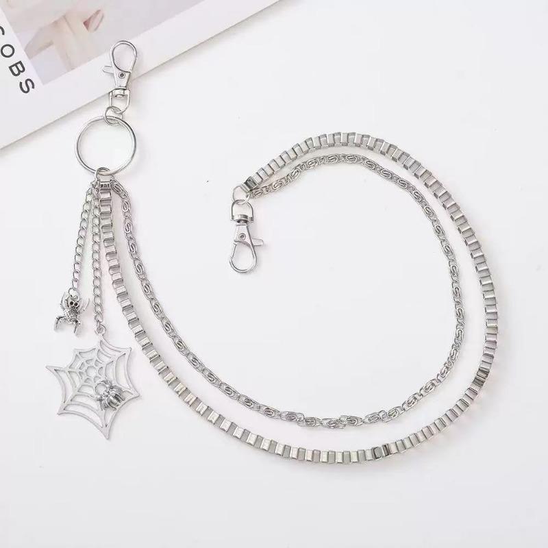 1 шт. Универсальная модная цепочка для брюк Премиальное чувство Индивидуальность Тренд Аксессуары Регулируемый шнурок Уличный тренд Ремень Поясная цепочка
1 шт. Универсальная модная цепочка для брюк Премиальное чувство Индивидуальность Тренд Аксессуары Регулируемый шнурок Уличный тренд Ремень Поясная цепочка