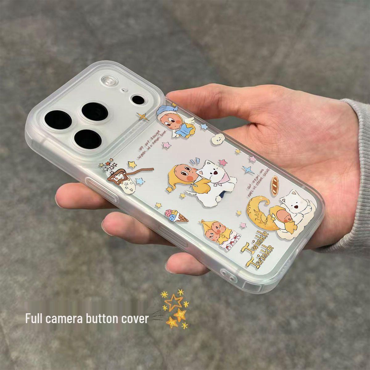 Adorable Star Design iPhone 13 Pro Max Drop-Proof Soft Case with Integrated Camera Button iPhone 16 Plus
Adorable Star Design iPhone 13 Pro Max Drop-Proof Soft Case with Integrated Camera Button iPhone 16 Plus