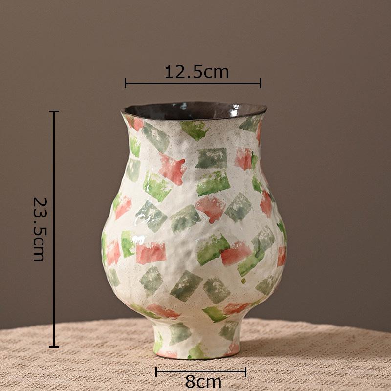 Painted Pattern Ceramic Vase Potted Plants Flower Pots Table Decoration Flowers Arrangement Floral Vases Room Aesthetic Decor
Painted Pattern Ceramic Vase Potted Plants Flower Pots Table Decoration Flowers Arrangement Floral Vases Room Aesthetic Decor