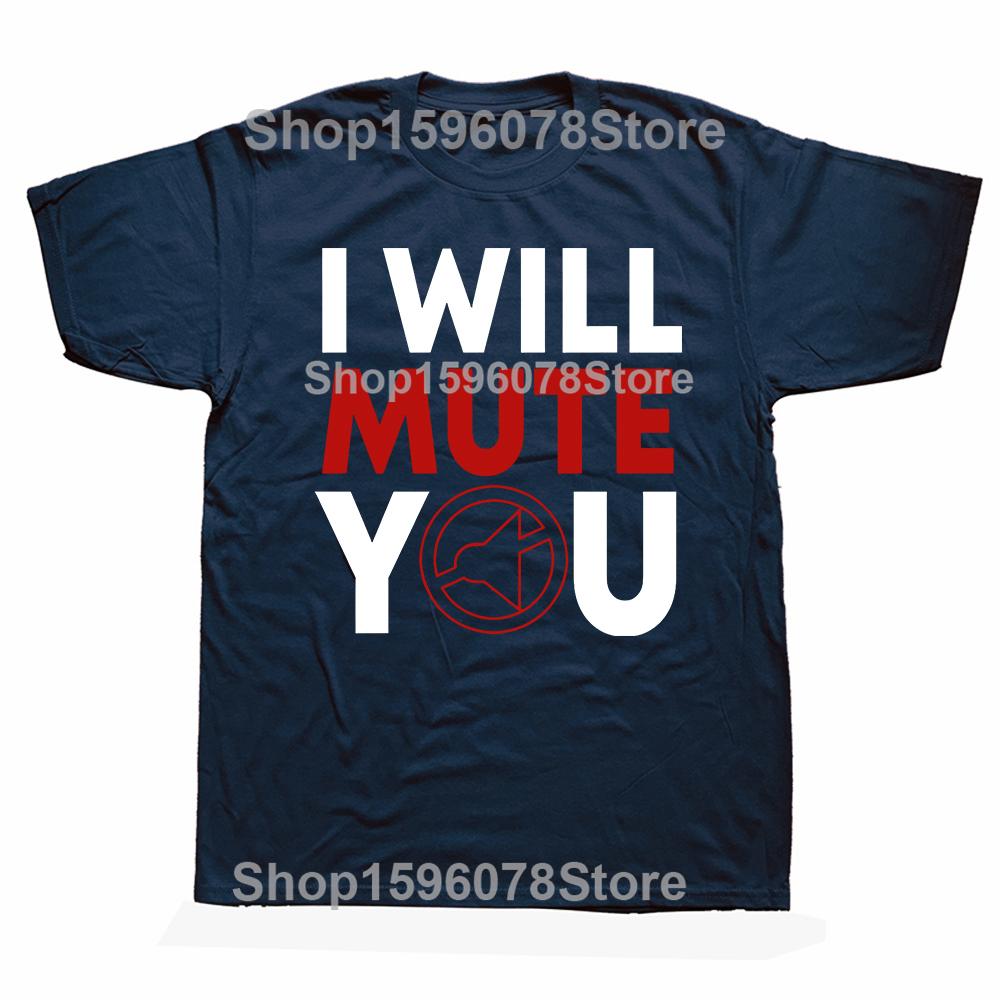 I Will Mute You Audio Sound Engineer Recording Editor Women Mens TShirt Graphic Tee Shirts Cotton Round Neck Streetwear Tops S
I Will Mute You Audio Sound Engineer Recording Editor Women Mens TShirt Graphic Tee Shirts Cotton Round Neck Streetwear Tops S