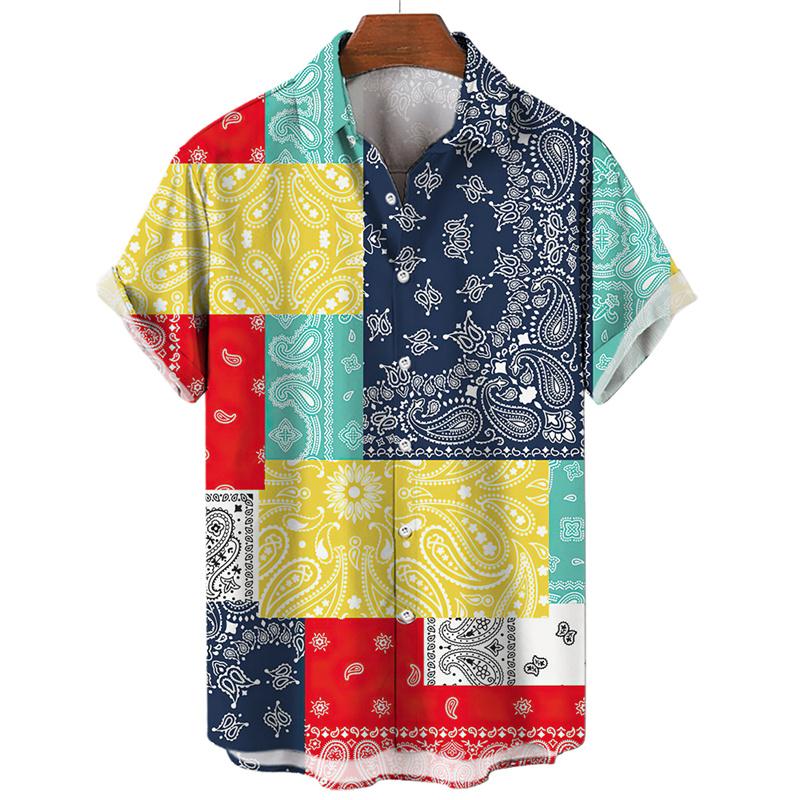 Hawaiian shirt with retro 3D totem print, summer casual top, short sleeved streetwear, oversized collared loose shirt 4XL
Hawaiian shirt with retro 3D totem print, summer casual top, short sleeved streetwear, oversized collared loose shirt 4XL