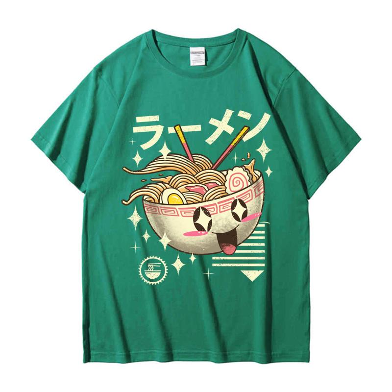 220GSM Тяжелая футболка из 100% хлопка Футболка Kawaii Ramen с принтом Мужская повседневная футболка с круглым вырезом Базовые мужские топы Футболка
220GSM Тяжелая футболка из 100% хлопка Футболка Kawaii Ramen с принтом Мужская повседневная футболка с круглым вырезом Базовые мужские топы Футболка