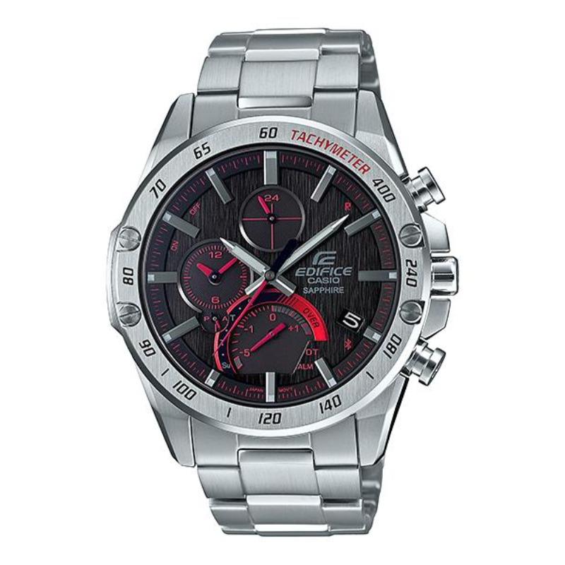 Чоловічий аналоговий кварцовий годинник Casio Edifice з нержавіючої сталі, водозахист 100 м EQB-1000XYD-1A чорний
Чоловічий аналоговий кварцовий годинник Casio Edifice з нержавіючої сталі, водозахист 100 м EQB-1000XYD-1A чорний