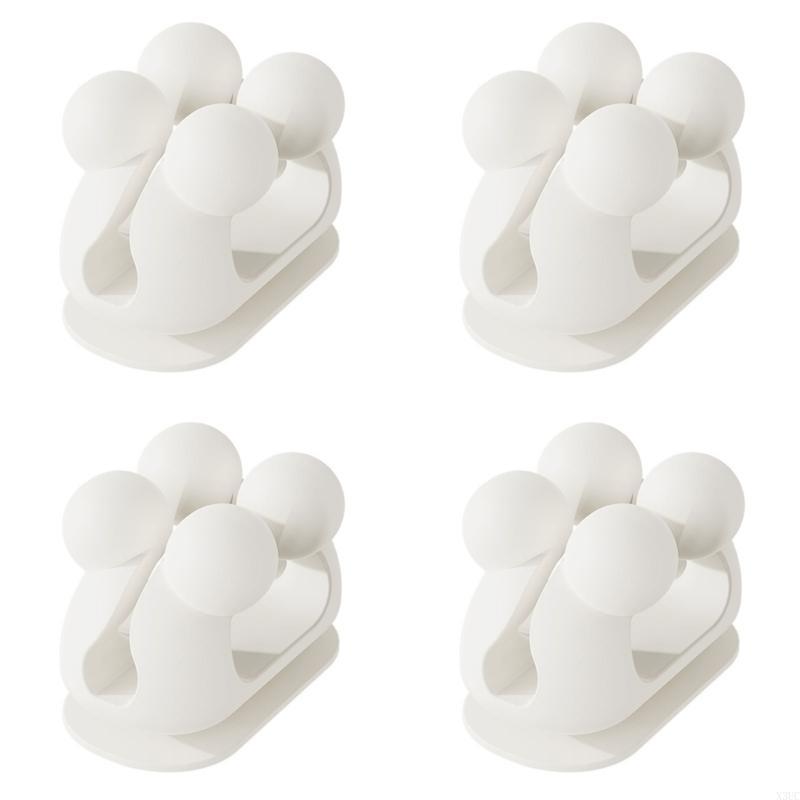 4Pieces Water Resistant Silicone Hooks Hanging Holder For Various Home Storage X3UC білий
4Pieces Water Resistant Silicone Hooks Hanging Holder For Various Home Storage X3UC білий