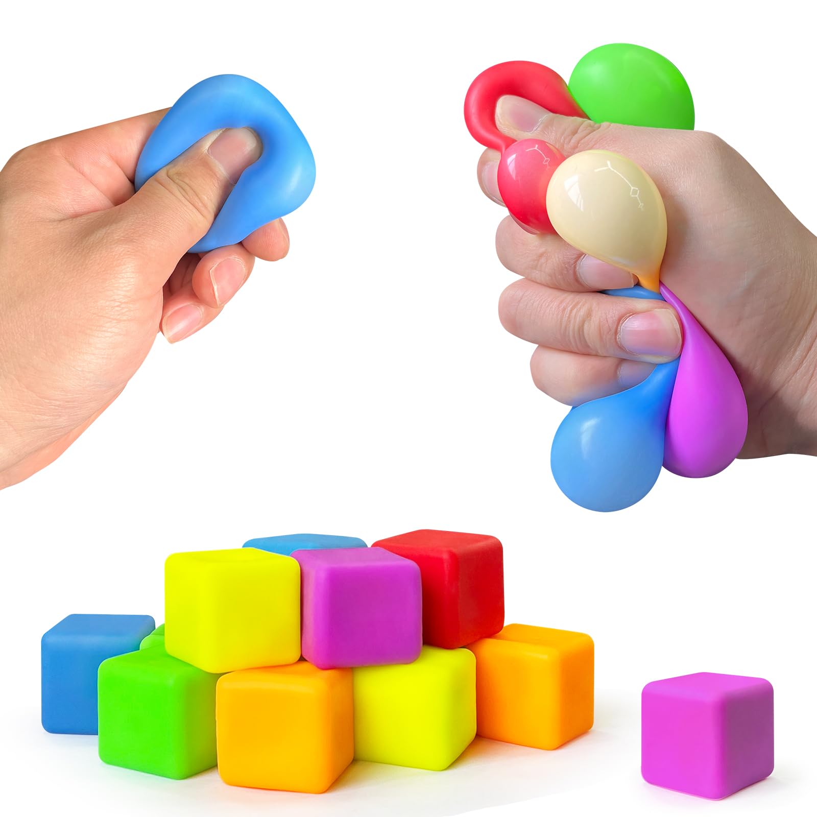 Macaron 1pcs Color Squishy Stretch Cube Malleable Soft Stress Ball Fidget Toy Anxiety Calming Hand Squeeze Vent DecompressionToy
Macaron 1pcs Color Squishy Stretch Cube Malleable Soft Stress Ball Fidget Toy Anxiety Calming Hand Squeeze Vent DecompressionToy