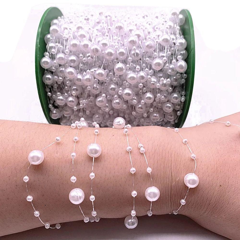 Multipurpose Fishing Line Pearls Irregular Beads Chain Pearls String Wedding Party Decoration
Multipurpose Fishing Line Pearls Irregular Beads Chain Pearls String Wedding Party Decoration