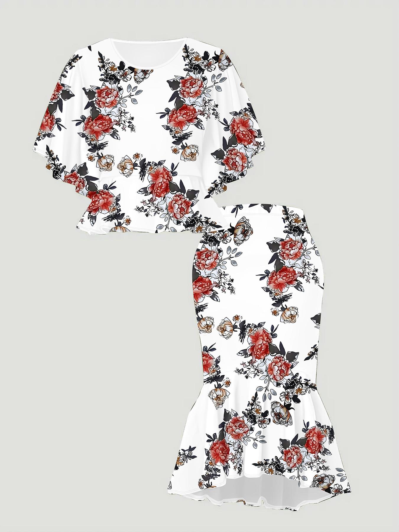 3D Flower Printed Classical Totem Women s Print, Fashionable Large-sized, Elegant, Versatile for All Seasons. T-shirt, Skirt and Set 1XL рожевий
3D Flower Printed Classical Totem Women s Print, Fashionable Large-sized, Elegant, Versatile for All Seasons. T-shirt, Skirt and Set 1XL рожевий