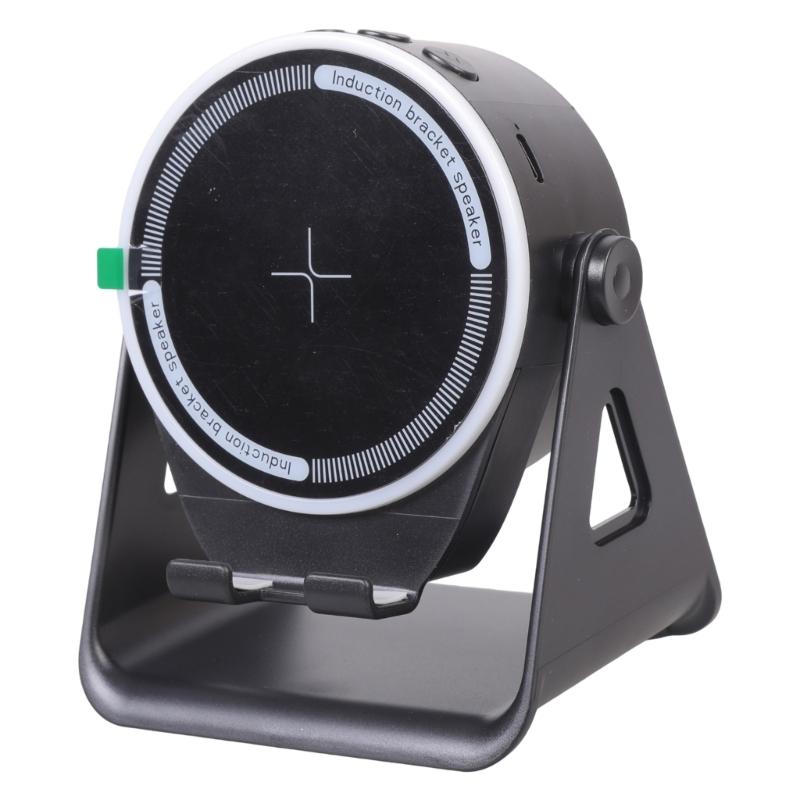 3 in 1 Bluetooth-compatible Speaker Stand Cellphone Stand with Wireless Induction Speaker Surround Sound for Home Office
3 in 1 Bluetooth-compatible Speaker Stand Cellphone Stand with Wireless Induction Speaker Surround Sound for Home Office