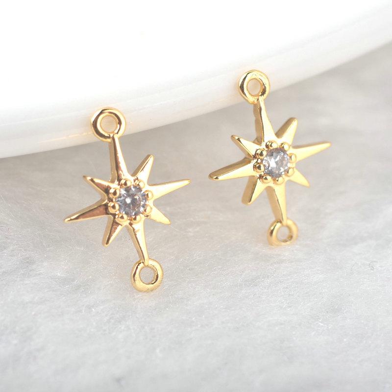 (308)6PCS 11MM 24K Gold Color Plated Brass with Zircon explosion Six-star Charms Pendants High Quality Diy Jewelry Accessories
(308)6PCS 11MM 24K Gold Color Plated Brass with Zircon explosion Six-star Charms Pendants High Quality Diy Jewelry Accessories