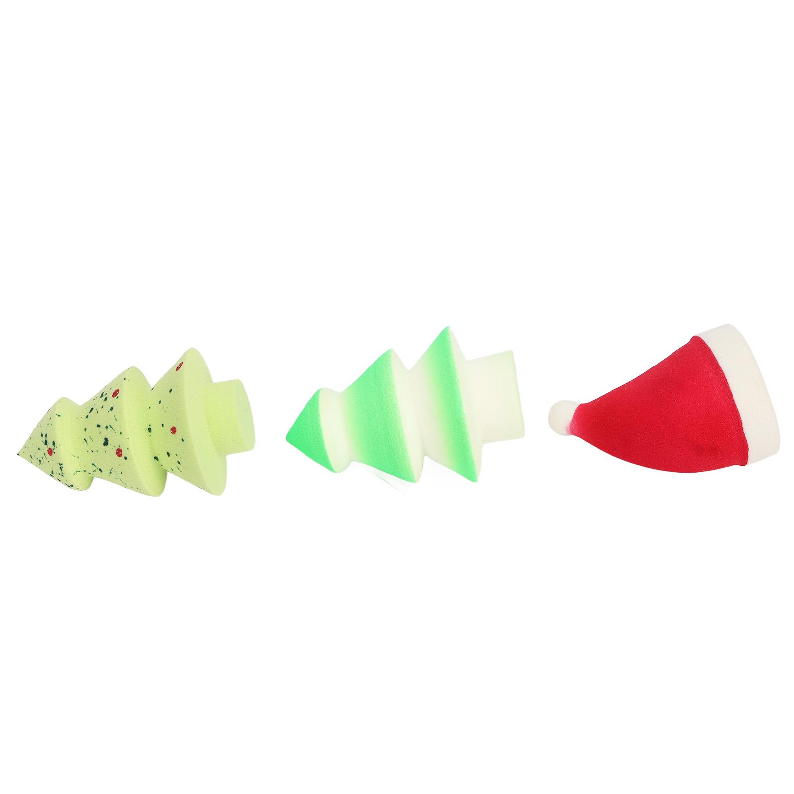 3pcs Makeup Sponge Christmas Theme High Elasticity Breathable Liquid Cream Blending Sponge
3pcs Makeup Sponge Christmas Theme High Elasticity Breathable Liquid Cream Blending Sponge