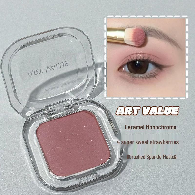 ART VALUE Caramel Mono Eyeshadow Palette: Shimmer & Matte, Long-lasting Highlighter, Brightening & Under-eye Shadow. 2g
ART VALUE Caramel Mono Eyeshadow Palette: Shimmer & Matte, Long-lasting Highlighter, Brightening & Under-eye Shadow. 2g