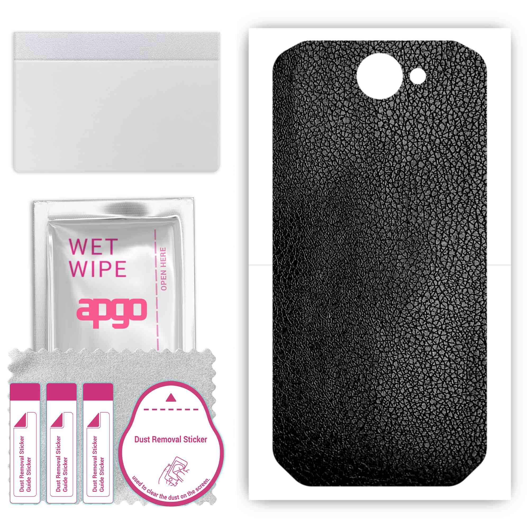 apgo Protective Skin Sticker for the back compatible with Cat S48C, Wrap Film, Foil, Vinyl - Pattern Black Leather
apgo Protective Skin Sticker for the back compatible with Cat S48C, Wrap Film, Foil, Vinyl - Pattern Black Leather