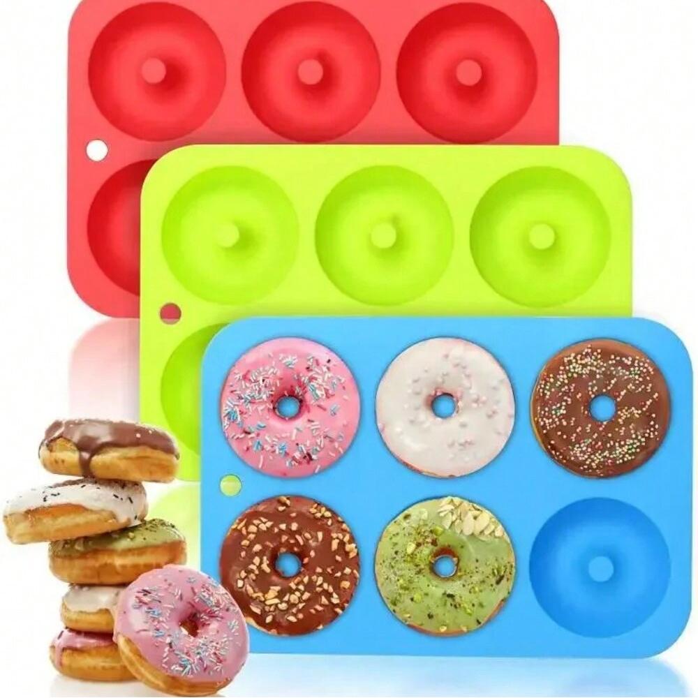 3pcs Silicone Donut Mold Non-Stick Silicone Doughnut Pan Heat Resistant Bagels Pan Mini Cupcake Mould Kitchen Tools
3pcs Silicone Donut Mold Non-Stick Silicone Doughnut Pan Heat Resistant Bagels Pan Mini Cupcake Mould Kitchen Tools