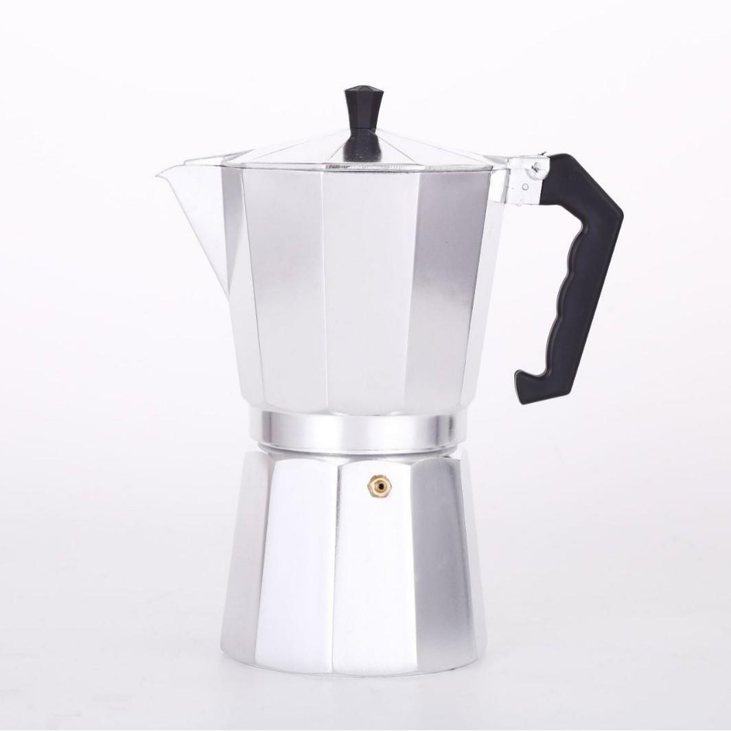 Пищевой алюминий Итальянская мока-кофеварка - Кофеварка с одним клапаном для улицы и дома Aluminum Moka Pot
Пищевой алюминий Итальянская мока-кофеварка - Кофеварка с одним клапаном для улицы и дома Aluminum Moka Pot