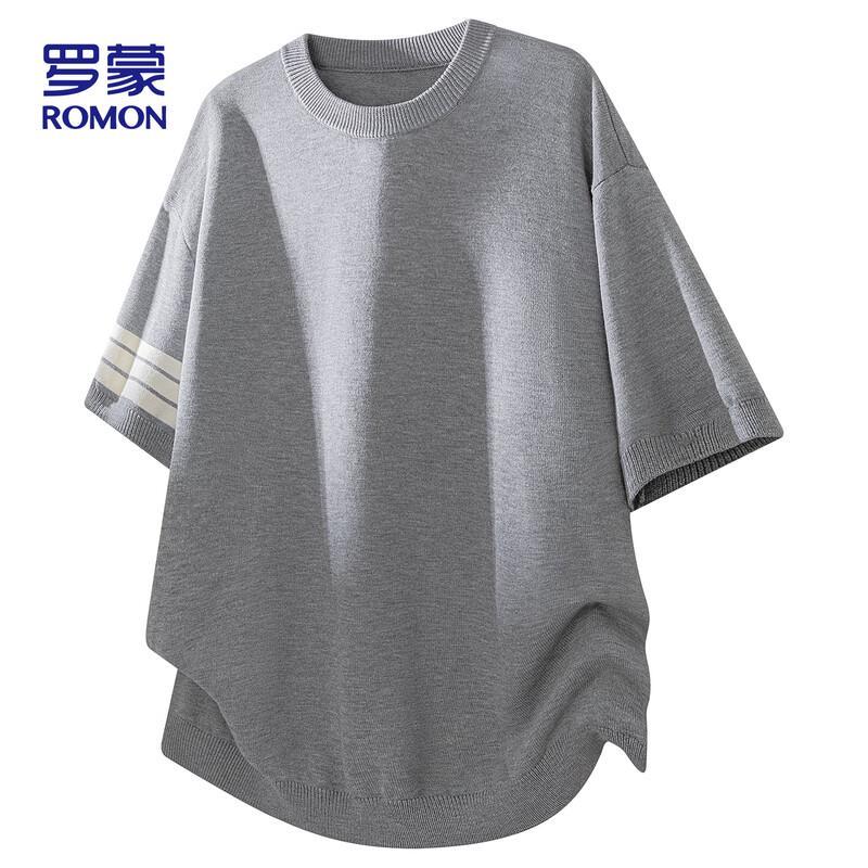 ROMON Men s Casual Ice Silk Knit T-Shirt XXL
ROMON Men s Casual Ice Silk Knit T-Shirt XXL