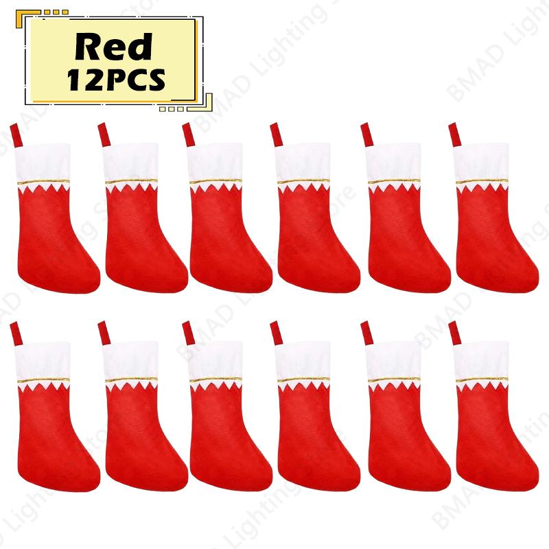12-60PCSChristmas Stockings Stuffer Xmas Tree Home Fireplace Hanging Socks Gift Candy Bag 2026 New Year Party Decoration as show
12-60PCSChristmas Stockings Stuffer Xmas Tree Home Fireplace Hanging Socks Gift Candy Bag 2026 New Year Party Decoration as show