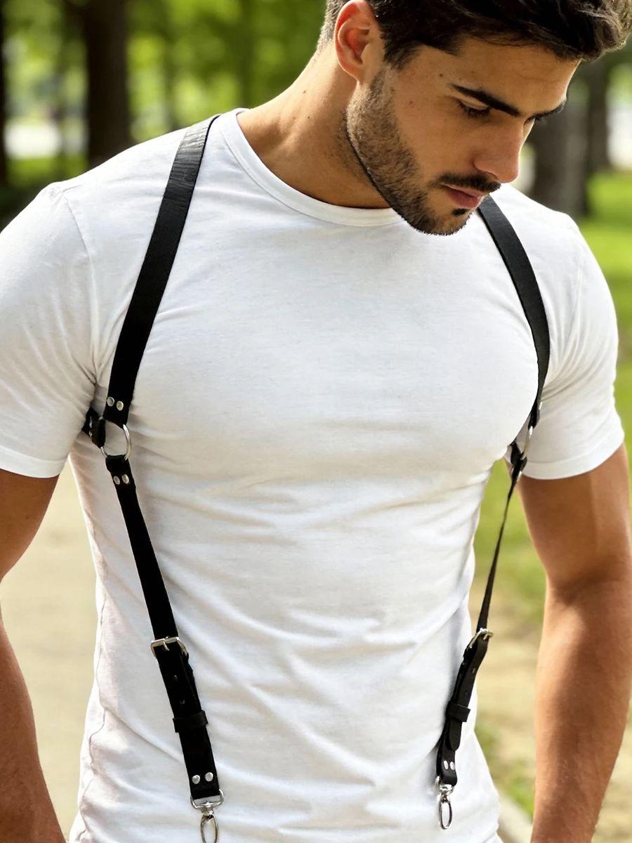 Men’s Leather Suspenders with Elastic Straps, Adjustable and Comfortable, Perfect for Movement, Work, and Casual Style
Men’s Leather Suspenders with Elastic Straps, Adjustable and Comfortable, Perfect for Movement, Work, and Casual Style