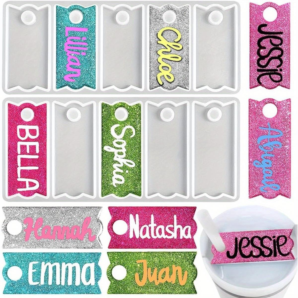 10-Cavity 20oz/30oz & 40oz Name Plate Silicone Mold, Cup Topper Mold for Resin Casting
10-Cavity 20oz/30oz & 40oz Name Plate Silicone Mold, Cup Topper Mold for Resin Casting