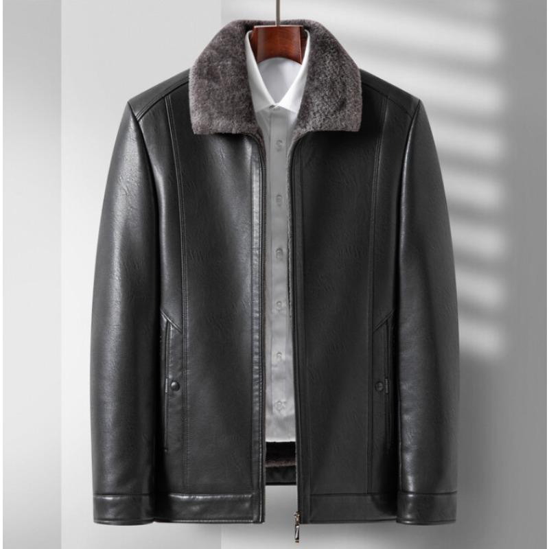 Мужская зимняя кожаная куртка для папы среднего возраста, зимнее пальто, утолщенный бархат и теплая, мужская кожаная куртка для людей среднего возраста и пожилых людей, мужское пальто 3XL
Мужская зимняя кожаная куртка для папы среднего возраста, зимнее пальто, утолщенный бархат и теплая, мужская кожаная куртка для людей среднего возраста и пожилых людей, мужское пальто 3XL