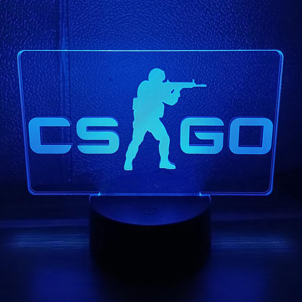 3D CSGO Colorful LED Night Light – Touch Type-C Powered Desk Lamp for Nighttime Ambiance Patterned Acrylic Plate
3D CSGO Colorful LED Night Light – Touch Type-C Powered Desk Lamp for Nighttime Ambiance Patterned Acrylic Plate
