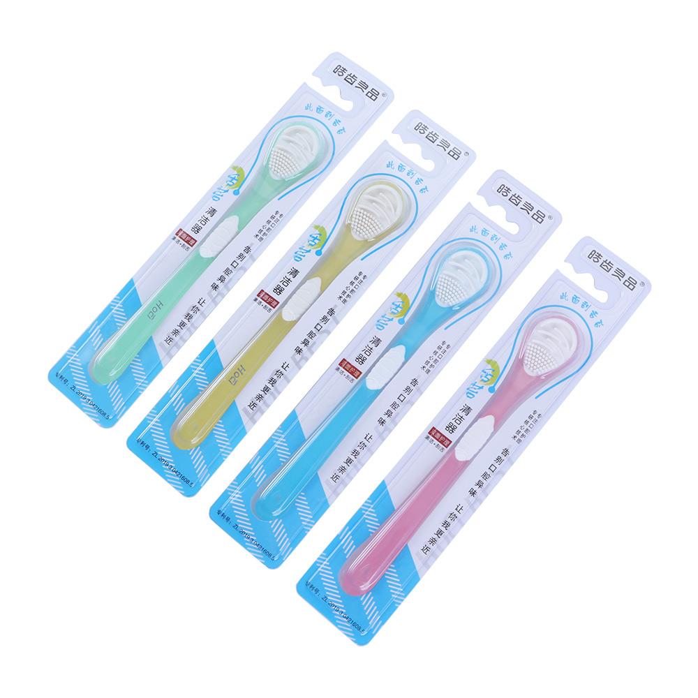 Bathroom Tongue Cleaning Toothbrush Double Side Tongue Scraper Tongue Cleaner Brush Mouth Brush
Bathroom Tongue Cleaning Toothbrush Double Side Tongue Scraper Tongue Cleaner Brush Mouth Brush