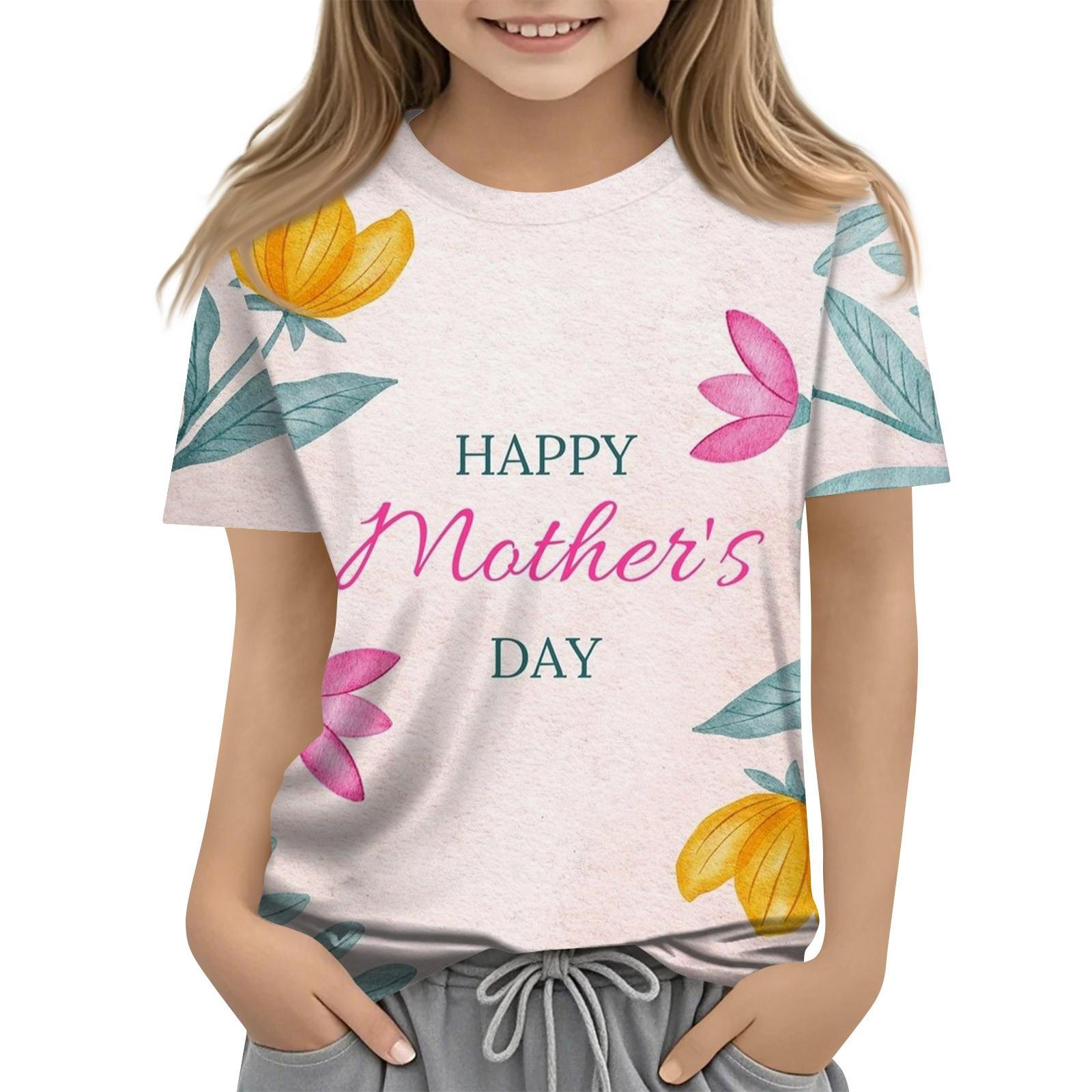 Дитяча модна повсякденна футболка з коротким рукавом до Дня матері з принтом і круглим вирізом 160 небо синє кольору
Дитяча модна повсякденна футболка з коротким рукавом до Дня матері з принтом і круглим вирізом 160 небо синє кольору