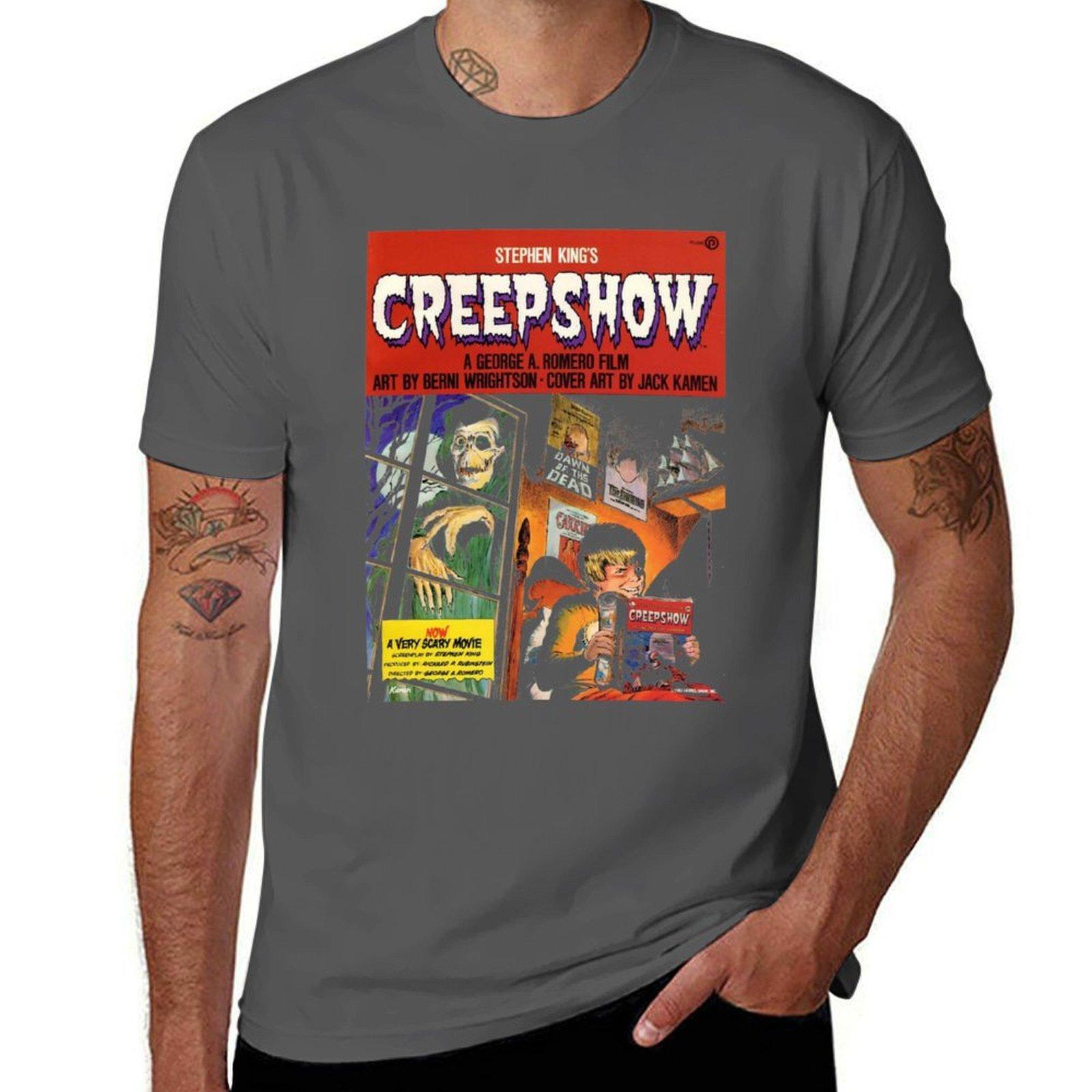 CREEPSHOW SAVINI COMIC HORROR MOVIE 80S CULT 5 TShirt Outdoor Sports Short Sleeve Top 4XL
CREEPSHOW SAVINI COMIC HORROR MOVIE 80S CULT 5 TShirt Outdoor Sports Short Sleeve Top 4XL