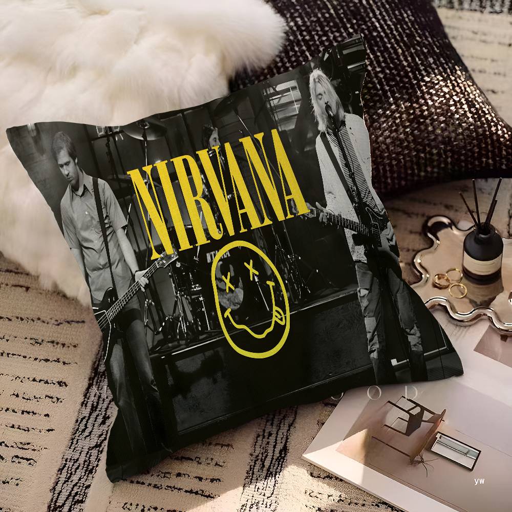 Nirvana Band Cushion Cover Pillowcase Upholstery Sofa Throw Pillow Home Decor Pillowcas 30x30 cm
Nirvana Band Cushion Cover Pillowcase Upholstery Sofa Throw Pillow Home Decor Pillowcas 30x30 cm