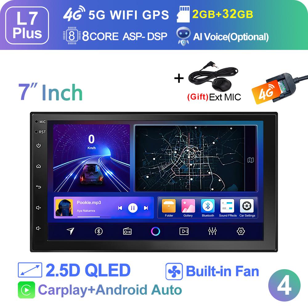 Бездротовий Carplay 2din Android 14 Автомагнітола Мультимедійний Відеоплеєр Універсальний 7/9/10 дюймів Авторадіо GPS Навігація 4G WiFi
Бездротовий Carplay 2din Android 14 Автомагнітола Мультимедійний Відеоплеєр Універсальний 7/9/10 дюймів Авторадіо GPS Навігація 4G WiFi