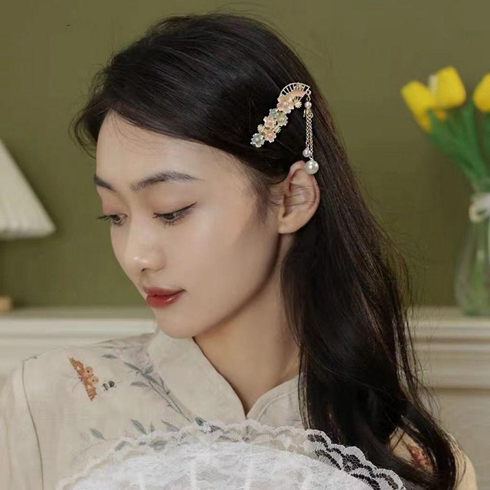 Bangs Clip Ancient Style Hair Clip Female Hair Accessories Chinese Style Headwear Tassel Hairpin
Bangs Clip Ancient Style Hair Clip Female Hair Accessories Chinese Style Headwear Tassel Hairpin