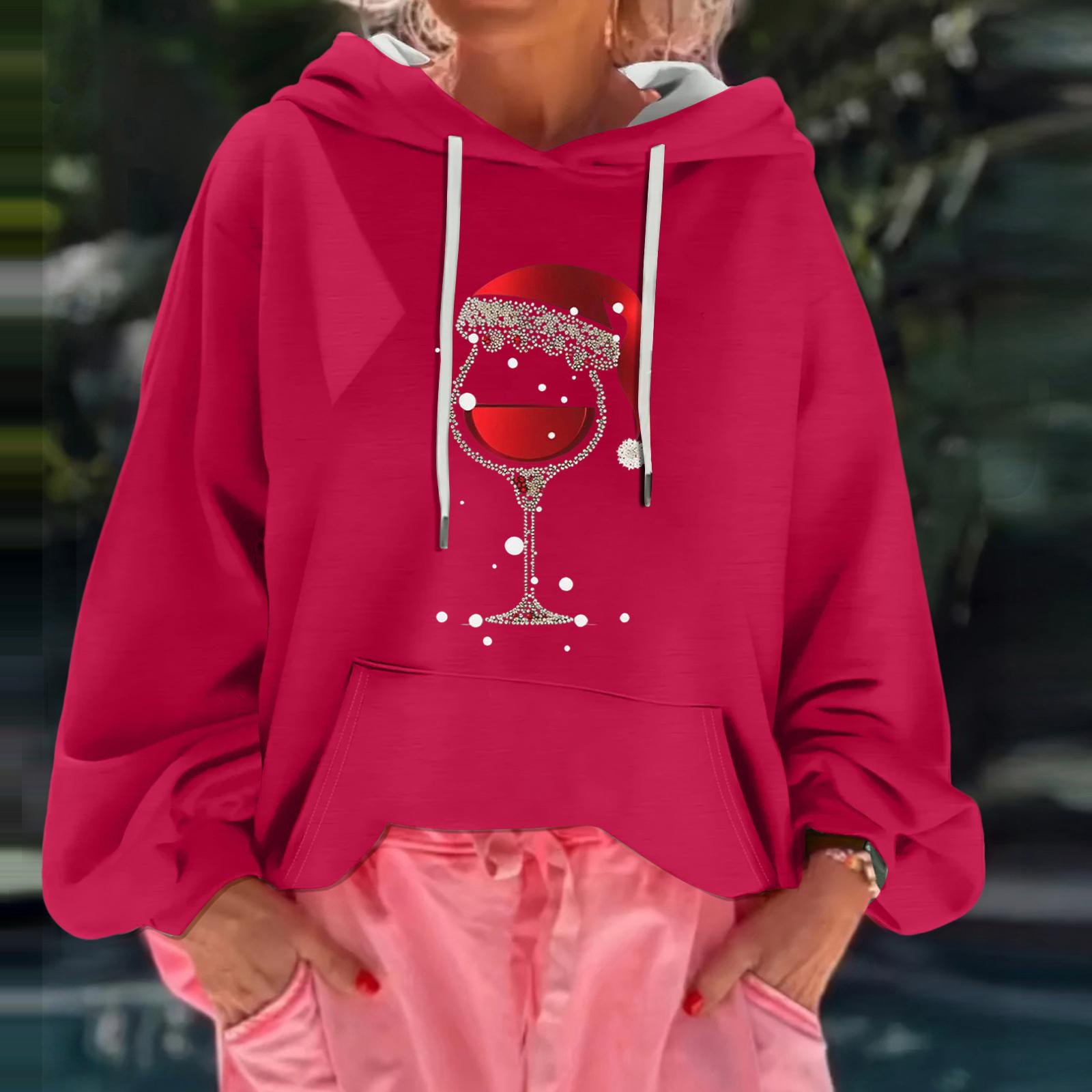 Жіночий різдвяний світшот з капюшоном вільного крою з довгими рукавами S
Жіночий різдвяний світшот з капюшоном вільного крою з довгими рукавами S