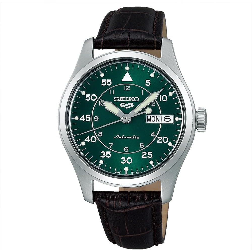 Seiko SRPJ89K1 Automatic Mechanical Watch Green Leather Band Men s Overseas Model
Seiko SRPJ89K1 Automatic Mechanical Watch Green Leather Band Men s Overseas Model