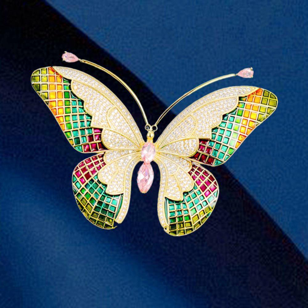 Luxury Korean Butterfly Brooch: Zirconia-Embellished Versatile Coat Accessory for Women
Luxury Korean Butterfly Brooch: Zirconia-Embellished Versatile Coat Accessory for Women