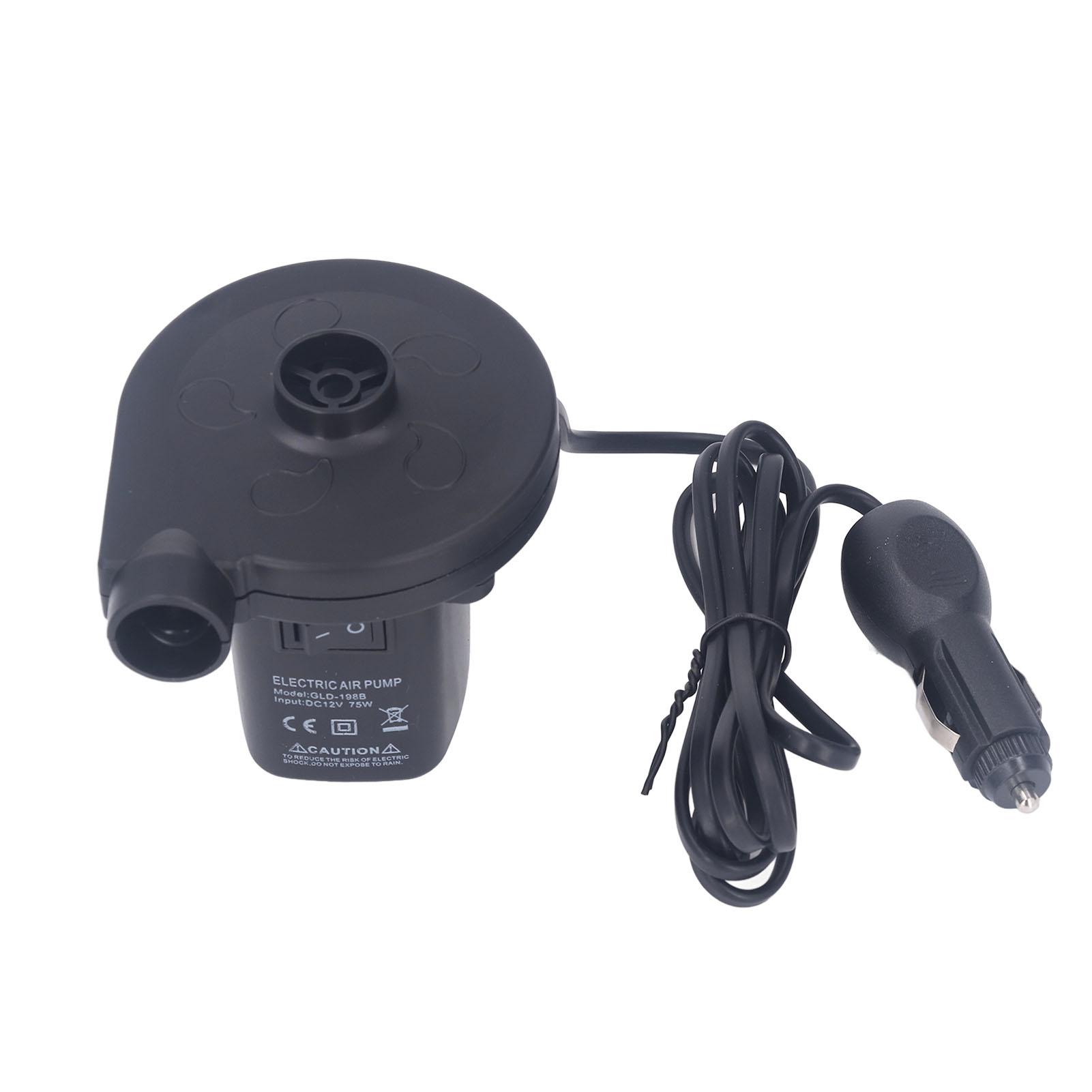Electric Air Pump 75W Low Noise Portable Inflator Deflator Pump with 3 Nozzle DC12V
Electric Air Pump 75W Low Noise Portable Inflator Deflator Pump with 3 Nozzle DC12V