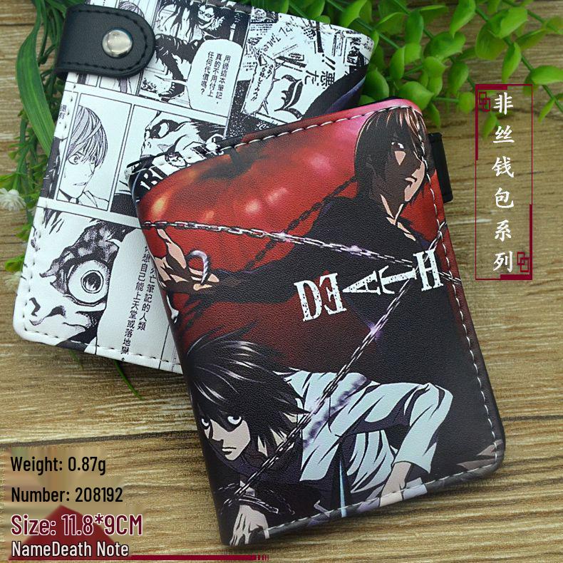 Death Note Anime Money Clip: Zipper Coin Purse & Card Holder
Death Note Anime Money Clip: Zipper Coin Purse & Card Holder