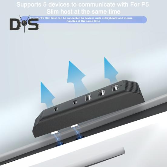 USB-концентратор 5-в-1, высокоскоростной удлинитель для PS5 Slim с 3 портами USB 1 Type-C 1 Type-C 3.1 для VR2, подключение нескольких устройств, максимальная эффективность USB-концентратора белый
USB-концентратор 5-в-1, высокоскоростной удлинитель для PS5 Slim с 3 портами USB 1 Type-C 1 Type-C 3.1 для VR2, подключение нескольких устройств, максимальная эффективность USB-концентратора белый