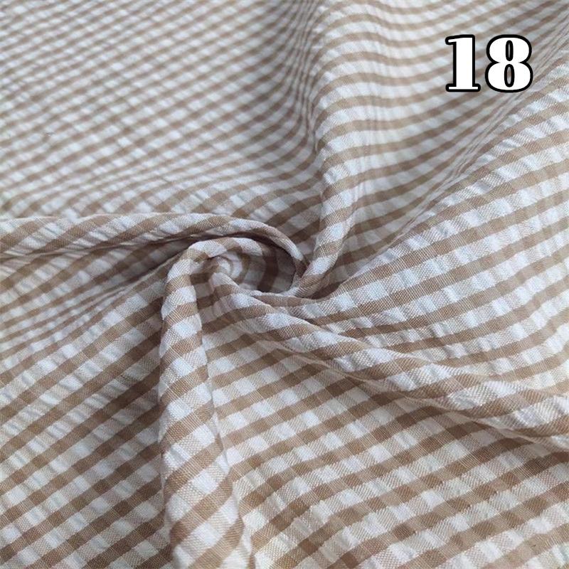 50x140cm Thin Seersucker Plaid Fabric for Children Clothing Dress Shirts Pants Tablecloth Curtain DIY Sewing Stripe Cloth Summer 50X140cm
50x140cm Thin Seersucker Plaid Fabric for Children Clothing Dress Shirts Pants Tablecloth Curtain DIY Sewing Stripe Cloth Summer 50X140cm