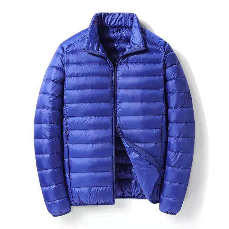 Stand Collar Lightweight Warm White Duck Down Jacket for Men M синий
Stand Collar Lightweight Warm White Duck Down Jacket for Men M синий