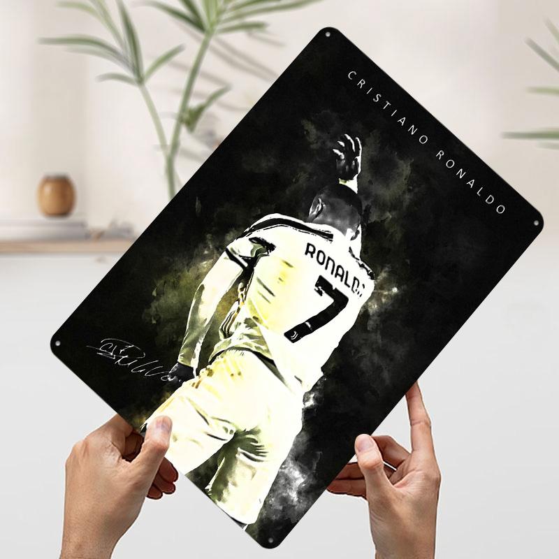 Cristiano Ronaldo Portrait Tin Plaque Poster Customized Wall Art Retro Vintage Metal Signs for Room Gamer Decoration At Home 7.9x11.8In(20x30cm)
Cristiano Ronaldo Portrait Tin Plaque Poster Customized Wall Art Retro Vintage Metal Signs for Room Gamer Decoration At Home 7.9x11.8In(20x30cm)