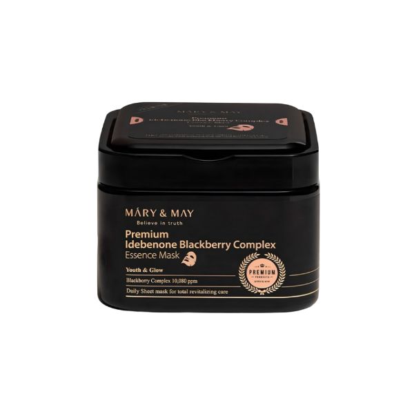 Mary & May Premium Idebenone Blackberry Complex Essence Mask (20 Sheets) 1ea Intensive Care Edition
Mary & May Premium Idebenone Blackberry Complex Essence Mask (20 Sheets) 1ea Intensive Care Edition