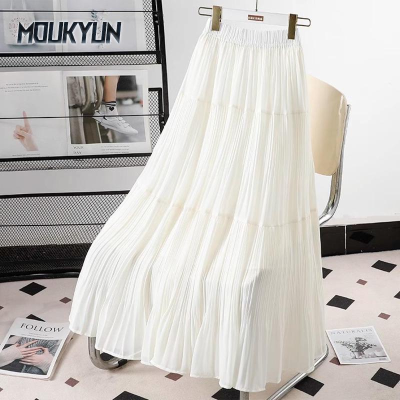 Summer Women New Skirts Chiffon Solid Elastic Waist Pleated Mesh Elegant Skirt One Size фіолетовий
Summer Women New Skirts Chiffon Solid Elastic Waist Pleated Mesh Elegant Skirt One Size фіолетовий