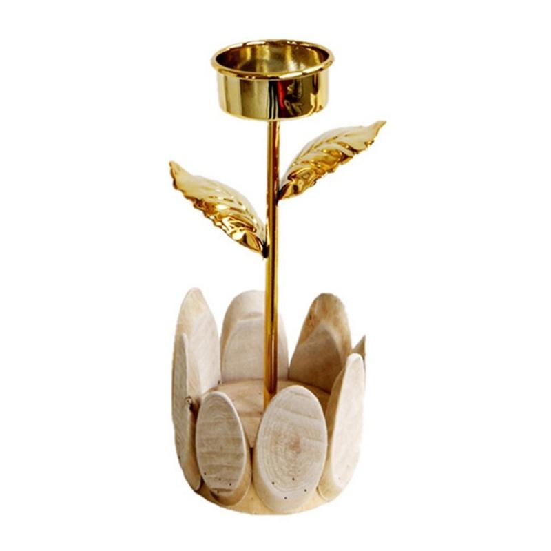 Modern Wood Tealight Candle Holder Metal Potted Plant Flower Shape Candle Stand Candlesticks for Table Centerpieces 1
Modern Wood Tealight Candle Holder Metal Potted Plant Flower Shape Candle Stand Candlesticks for Table Centerpieces 1