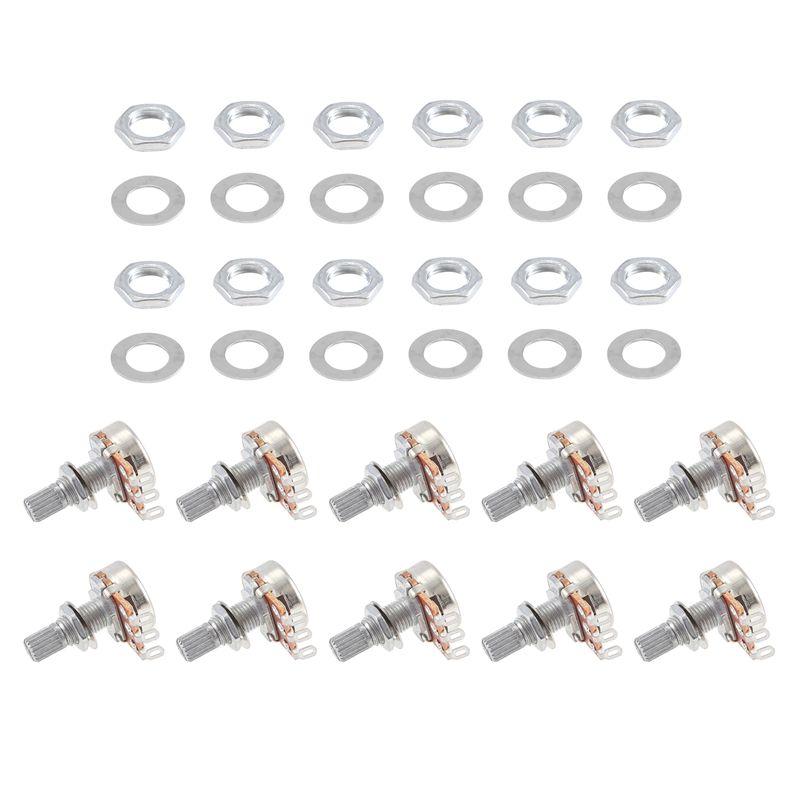 Classy-Guitar Small Size Pots Potentiometers For Guitar Bass Parts (Pack Of 10)
Classy-Guitar Small Size Pots Potentiometers For Guitar Bass Parts (Pack Of 10)