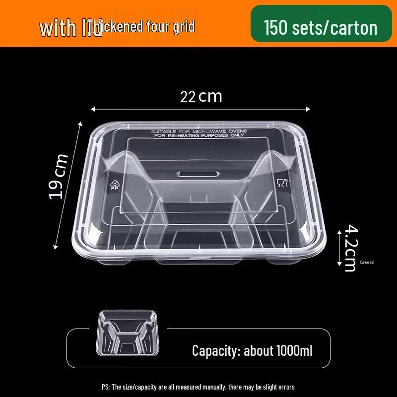 Lantuan Disposable 6-Compartment Meal Prep Containers
Lantuan Disposable 6-Compartment Meal Prep Containers